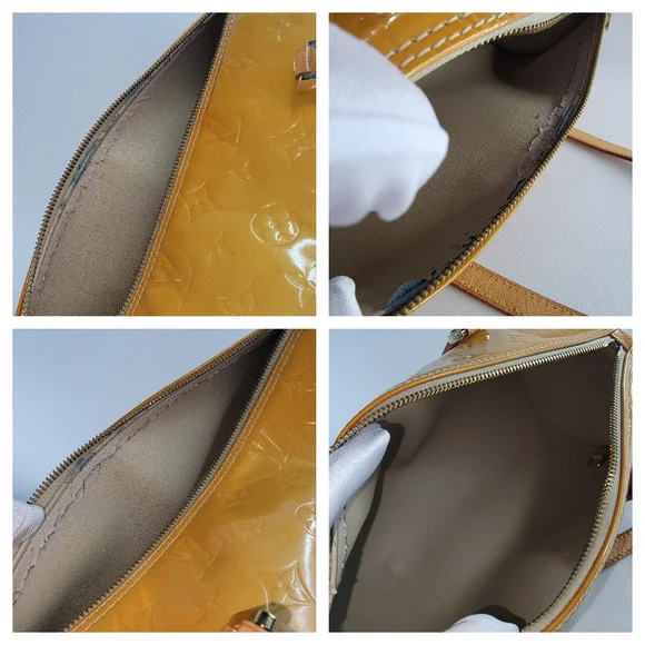 LOUIS VUITTON Monogram Papillon Vernis Patent Leather Handbag - Picture 11 of 11